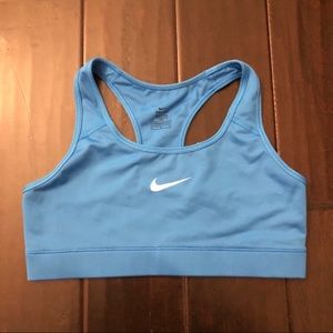 blue nike sports bra